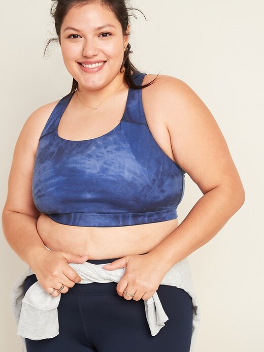 Old Navy Medium Support Strappy Plus-Size Sports Bra