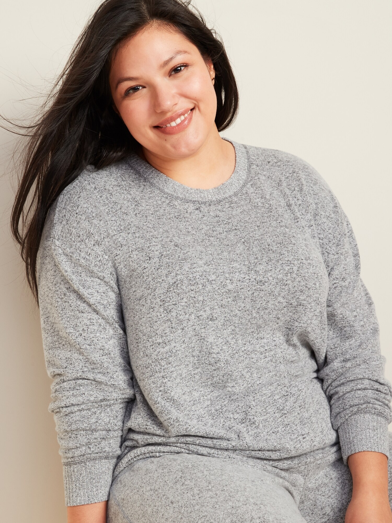 Cozy PlushKnit PlusSize Pajama Top Old Navy