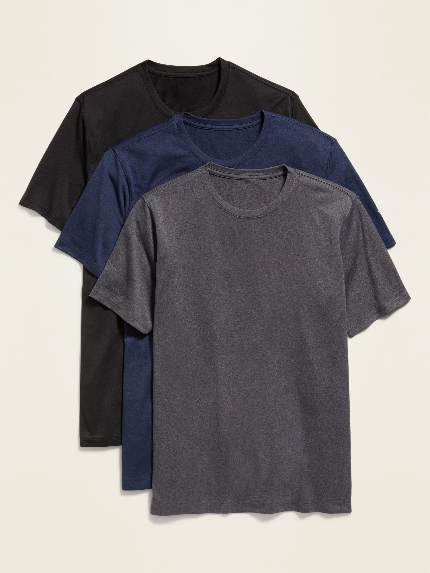 Old Navy Go-Dry Cool Odor-Control Core T-Shirt 3-Pack for Men multi. 1