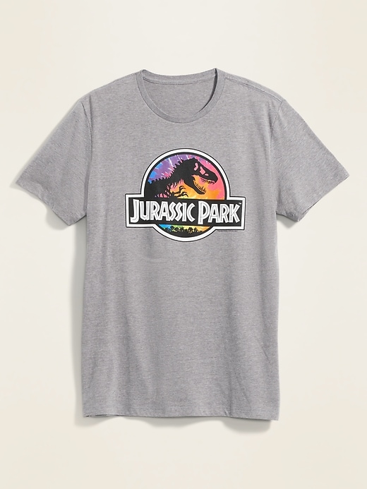 View large product image 1 of 1. Jurassic Park&#153 Graphic Gender-Neutral Tee & Women