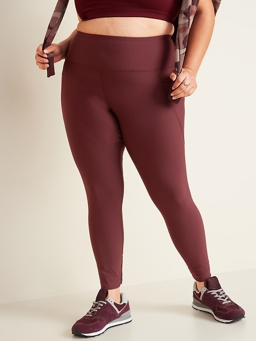 View large product image 1 of 2. High-Waisted PowerSoft Plus-Size Leggings