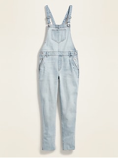 loose jean overalls