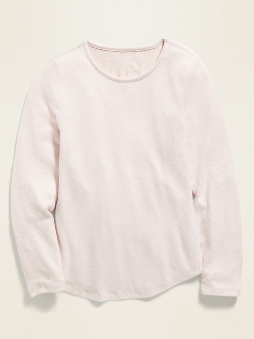 Old Navy - Cozy Plush-Knit Long-Sleeve Tee for Girls