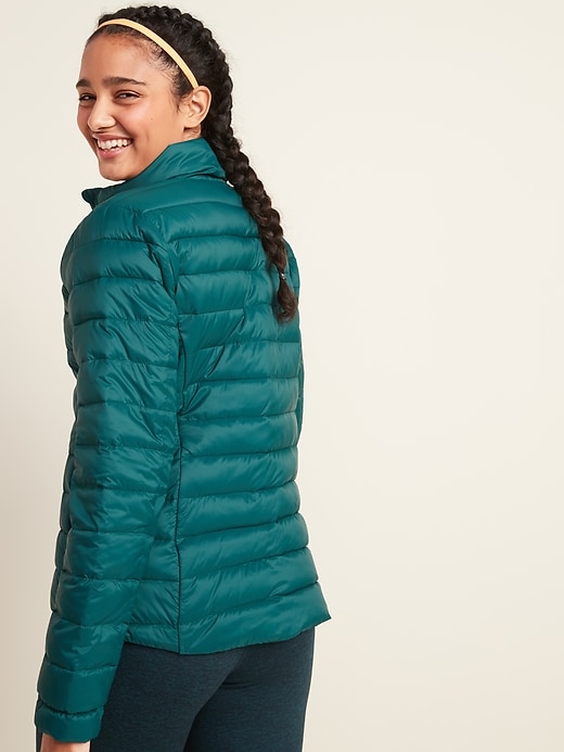 View large product image 2 of 3. Go-H20 Water-Resistant Narrow-Channel Puffer Jacket