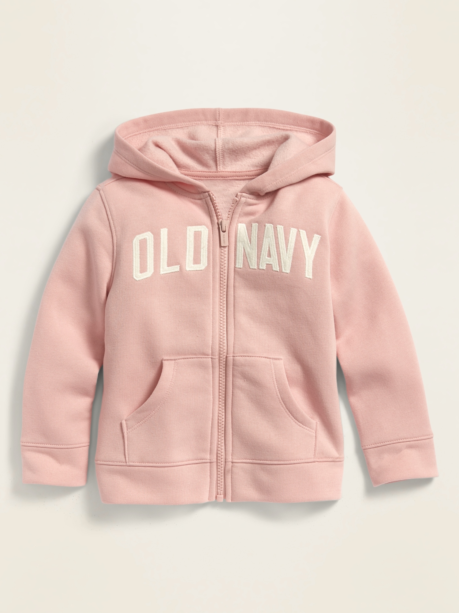 Old Navy Unisex Logo-Graphic Zip Hoodie for Toddler pink. 1