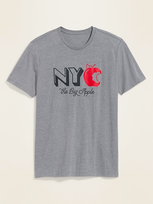 View large product image 1 of 1. Soft-Washed New York Graphic Tee for Men