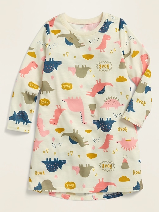 View large product image 1 of 1. Printed Jersey Nightgown for Toddler Girls & Baby