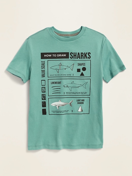 View large product image 1 of 1. Gender-Neutral Short-Sleeve Graphic Tee For Kids