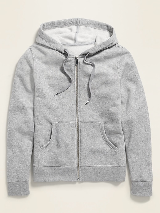 View large product image 2 of 2. French Terry Zip Hoodie