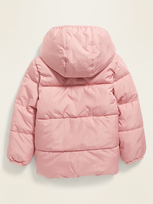 View large product image 2 of 2. Unisex Solid Frost-Free Puffer Jacket for Toddler