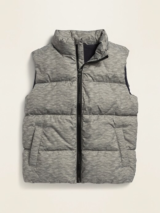 Old Navy Frost-Free Zip-Front Puffer Vest for Boys. 1