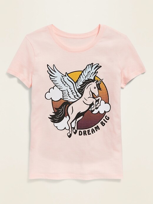 View large product image 1 of 1. Graphic Short-Sleeve Tee for Girls