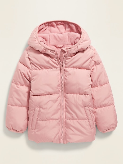 View large product image 1 of 2. Unisex Solid Frost-Free Puffer Jacket for Toddler