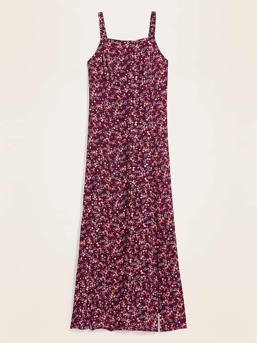 View large product image 1 of 1. Floral-Print Fit & Flare Cami Maxi Dress for Women
