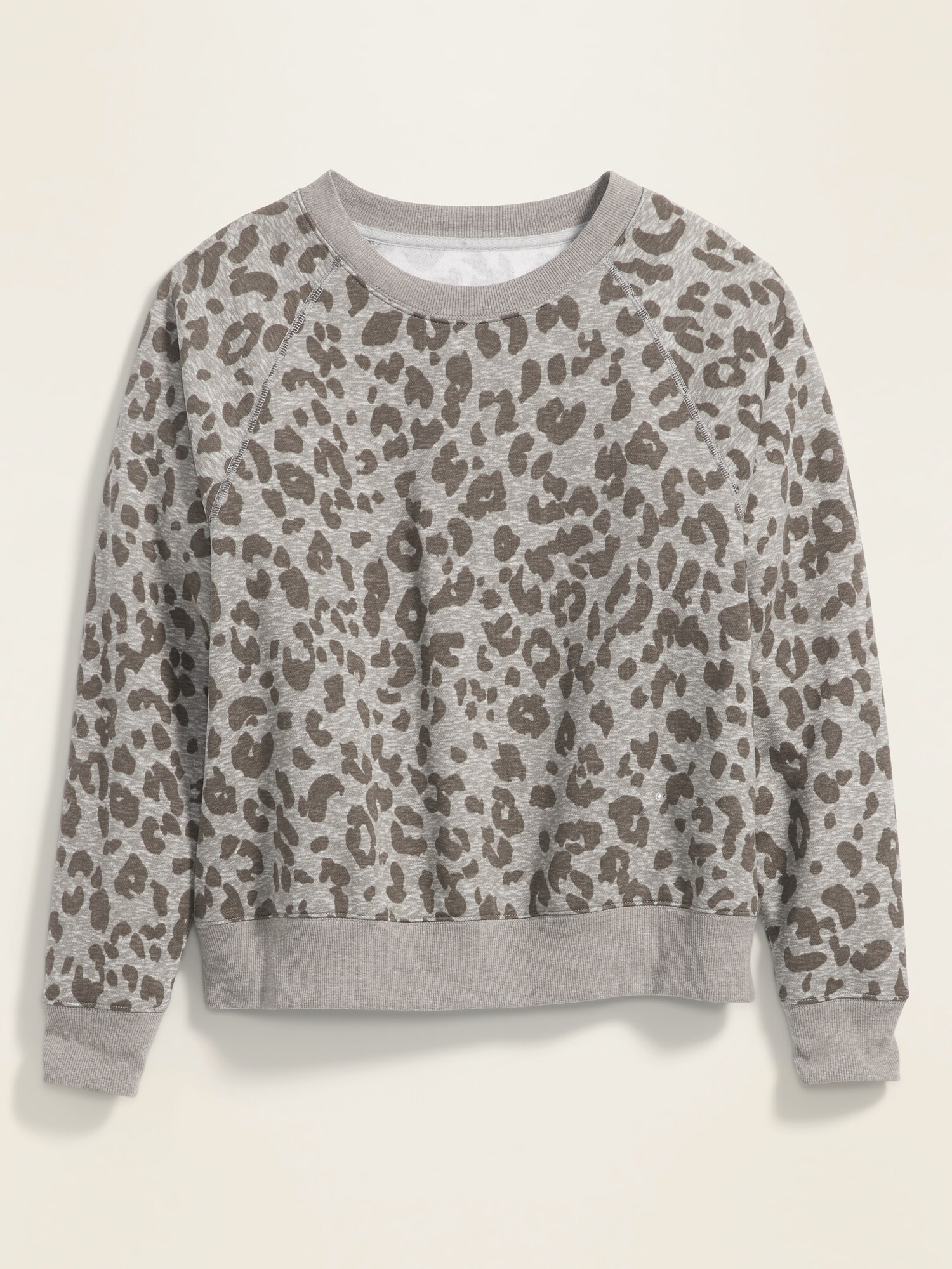 Old navy hot sale leopard sweatshirt