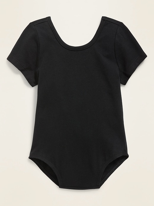 View large product image 2 of 2. Soft-Washed Jersey Leotard for Toddler Girls