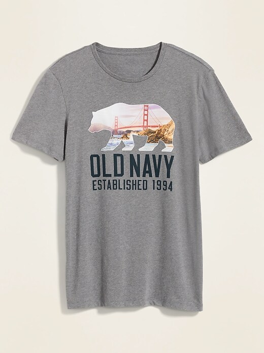 Old Navy Soft-Washed Logo-Graphic Tee for Men - 6126390020