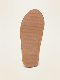 View large product image 4 of 4. Perforated Faux-Suede Oxford Shoes for Toddler Girls
