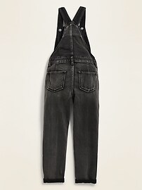View large product image 3 of 3. Black Jean Overalls for Girls