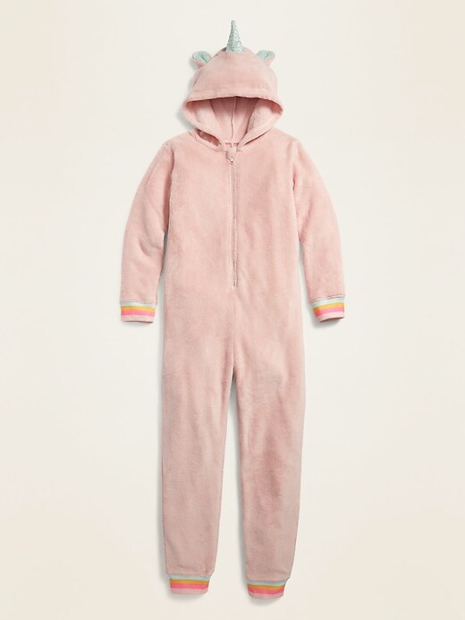 View large product image 1 of 1. Gender-Neutral Cozy Critter One-Piece Pajamas for Kids