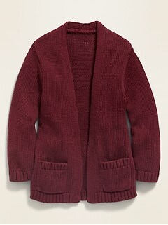 red cardigan old navy