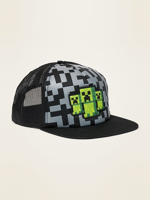 View large product image 1 of 1. Pop-Culture Graphic Gender-Neutral Trucker Hat for Kids