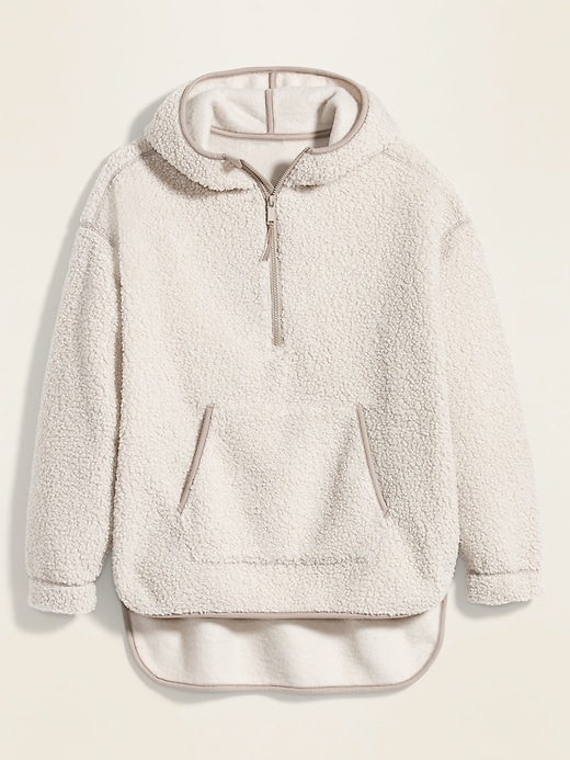 old navy sherpa pullover