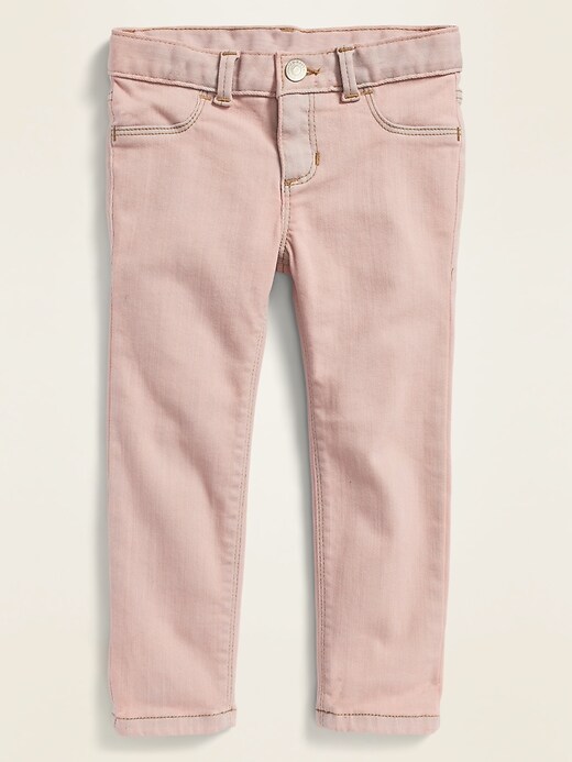 View large product image 1 of 1. Ballerina Built-In Tough Pink-Wash Jeggings for Toddler Girls
