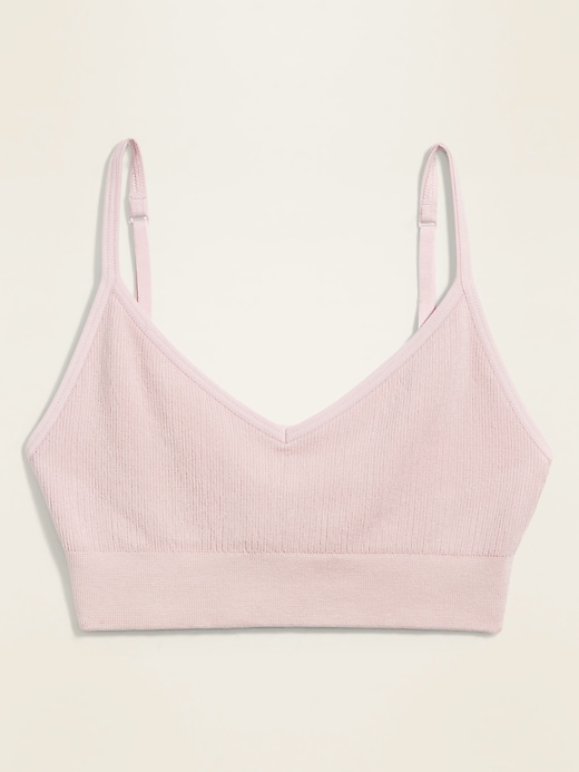 View large product image 1 of 1. Seamless Lounge Bralette Top