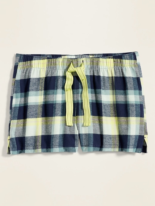 Old Navy Patterned Flannel Boxer Pajama Shorts for Women -- 2.5-inch inseam. 1