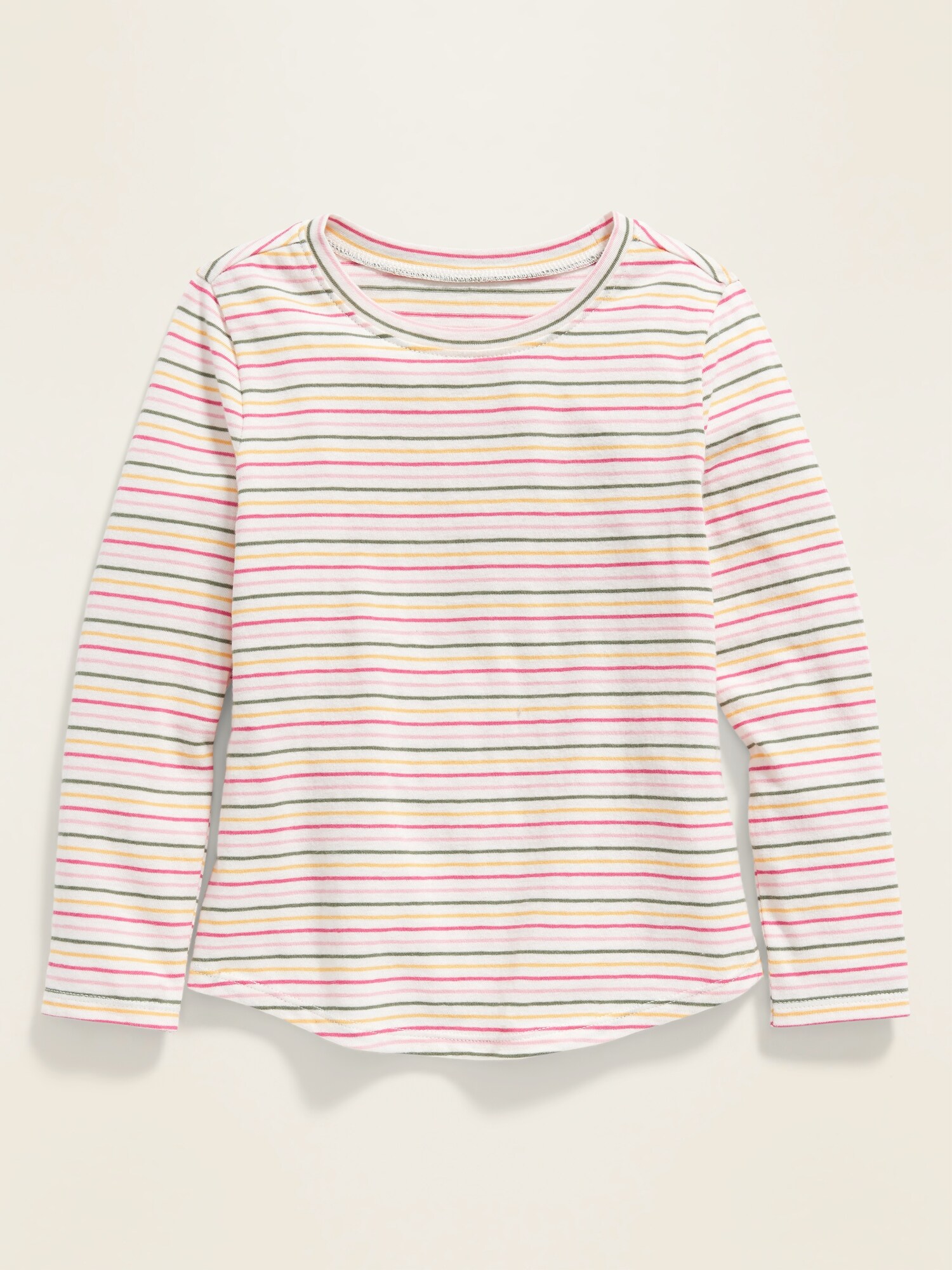 Long-Sleeve Scoop-Neck Tee for Toddler Girls | Old Navy