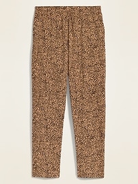 View large product image 3 of 3. High-Waisted Printed Cropped Leggings