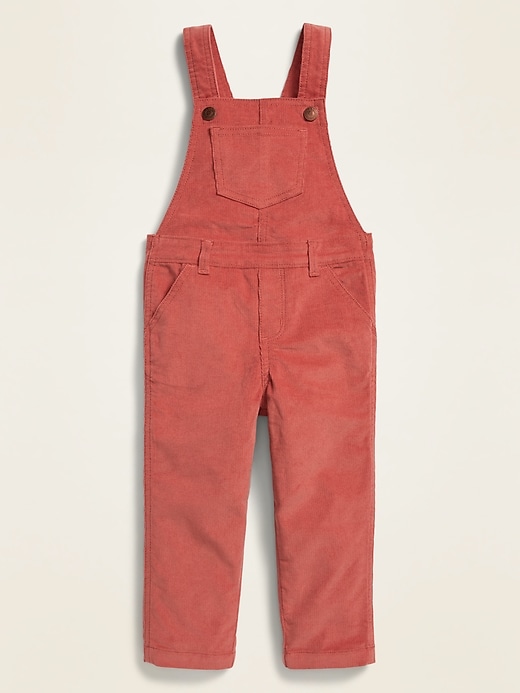View large product image 1 of 1. Unisex Corduroy Overalls for Toddler
