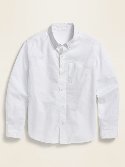 View large product image 1 of 1. Built-In Flex Long-Sleeve Shirt For Boys