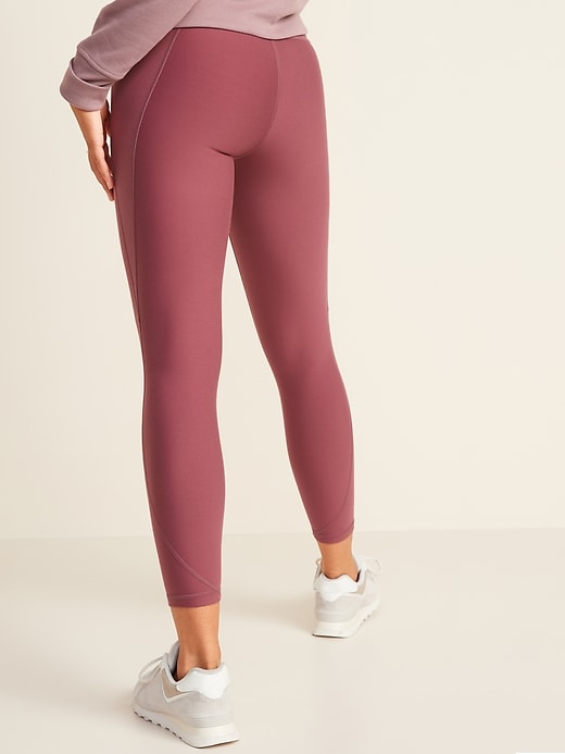 View large product image 2 of 3. High-Waisted PowerPress Built-In Sculpt 7/8-Length Leggings For Women
