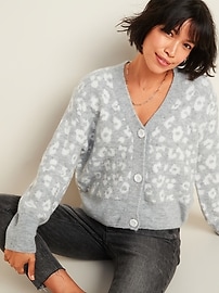 old navy leopard sweatshirt