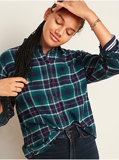 old navy flannel dress