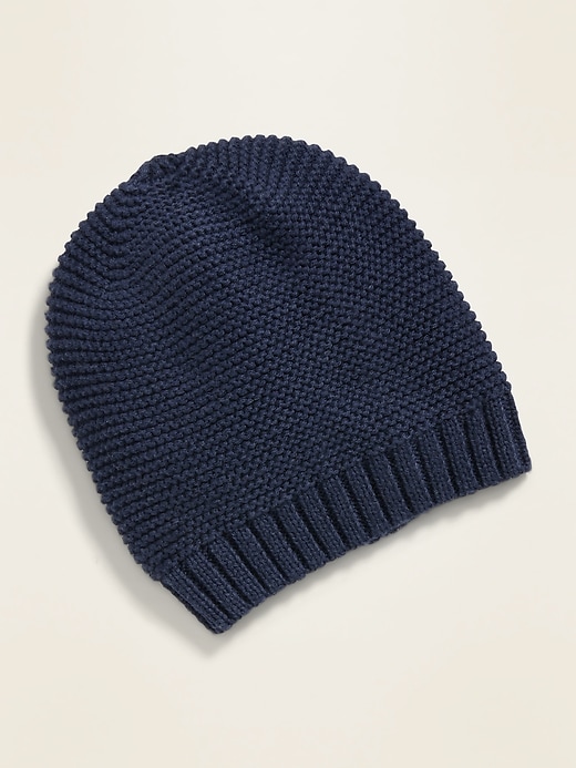 View large product image 1 of 1. Unisex Sweater-Knit Beanie for Baby