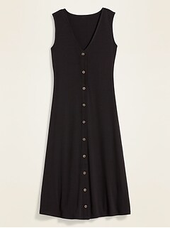 old navy button front dress