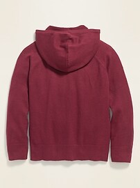 View large product image 3 of 3. Uniform Zip-Front Sweater Hoodie for Girls