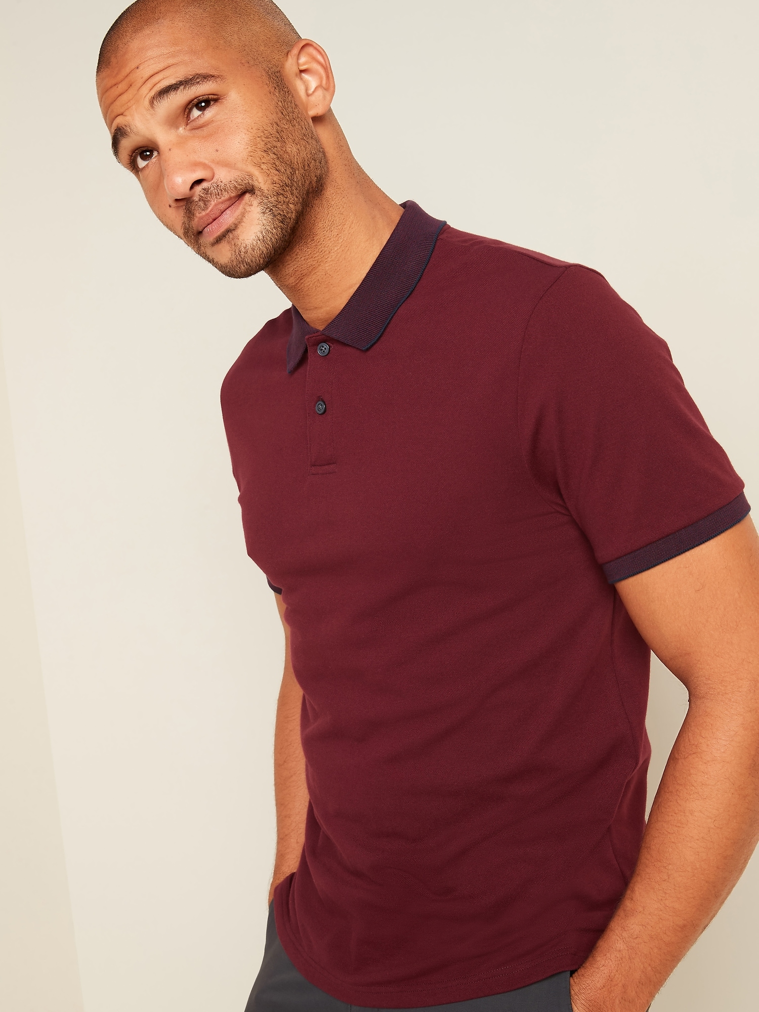 Moisture-Wicking Pique Pro Polo for Men | Old Navy