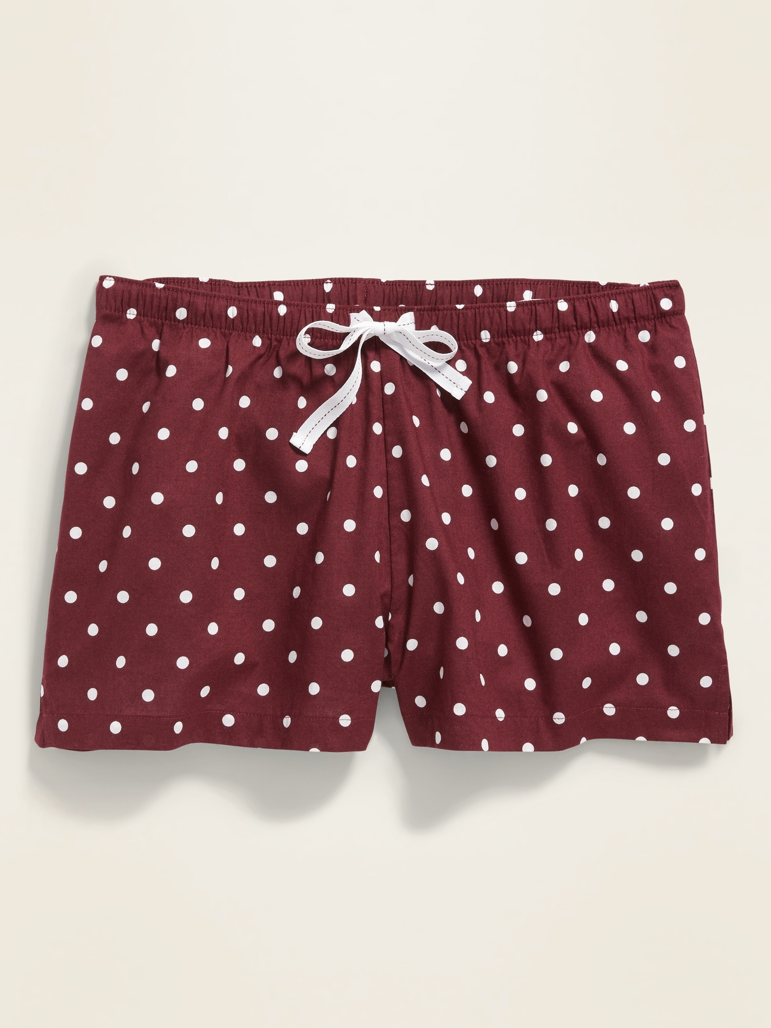 Printed Poplin Pajama Shorts for Women Old Navy