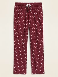 View large product image 3 of 3. Printed Poplin Pajama Pants for Women