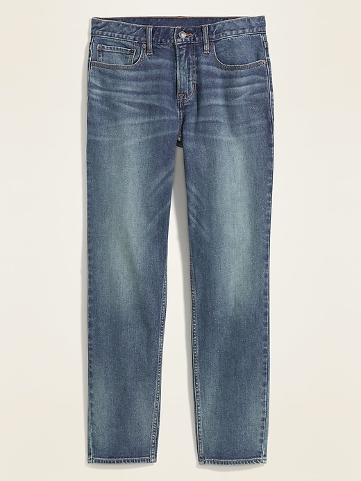 Image number 5 showing, Athletic Taper Built-In Flex Medium-Wash Jeans