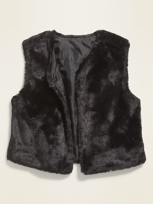 View large product image 1 of 2. Faux-Fur Vest for Toddler Girls