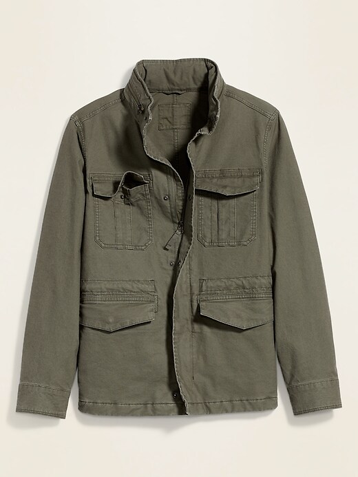 old navy canvas field jacket