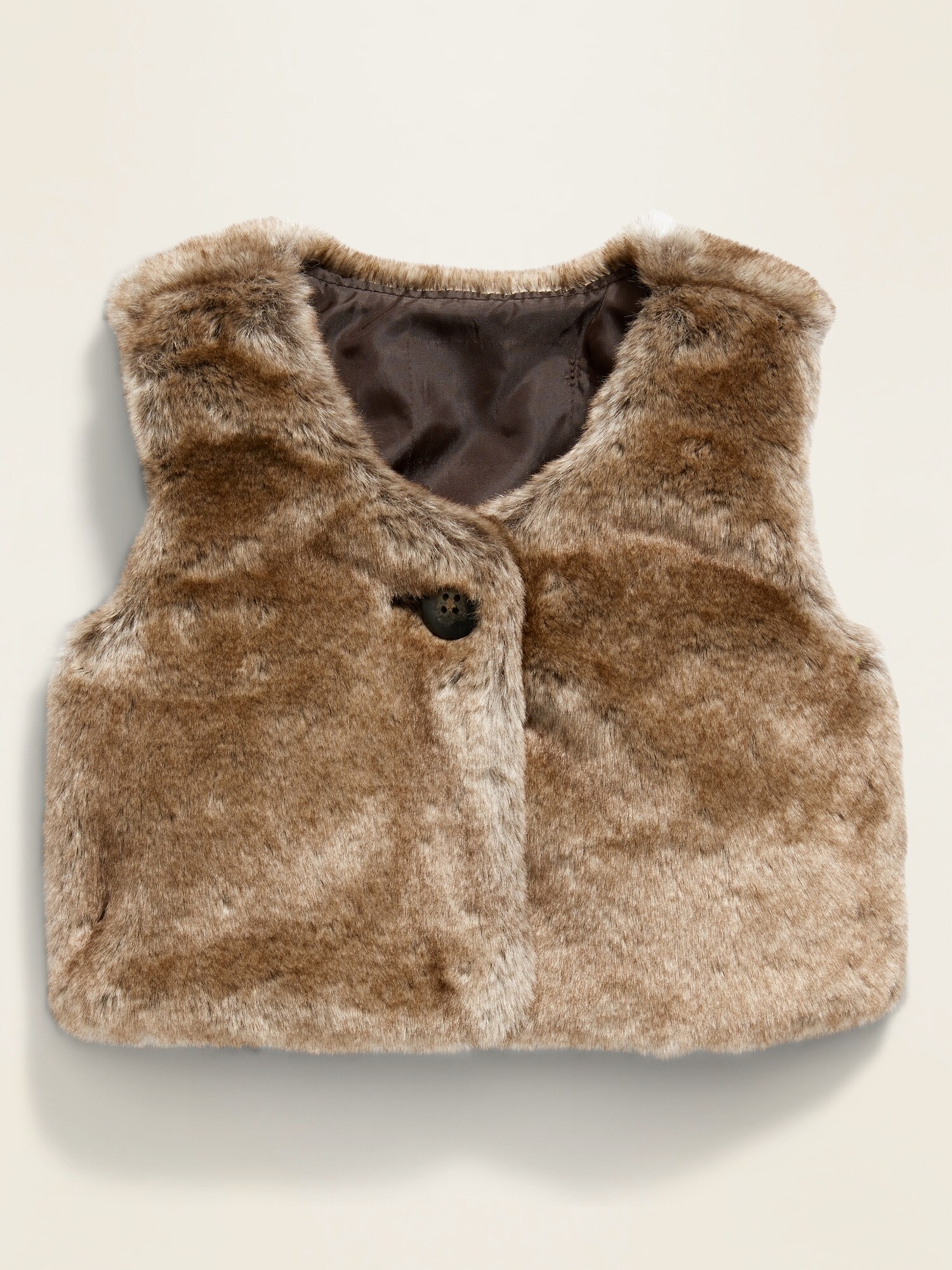 newborn fur vest