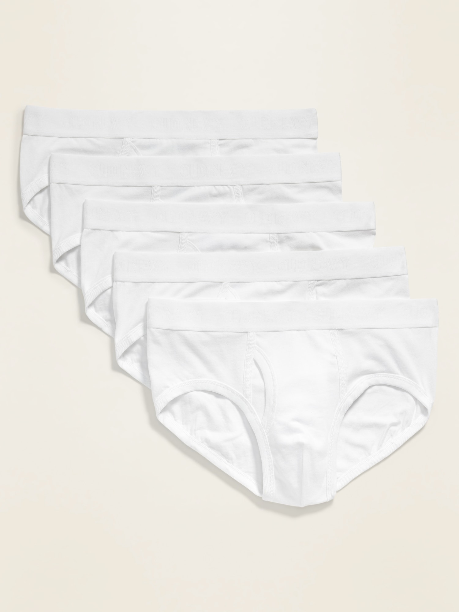 Soft-Washed Built-In Flex Underwear Briefs 5-Pack for Men