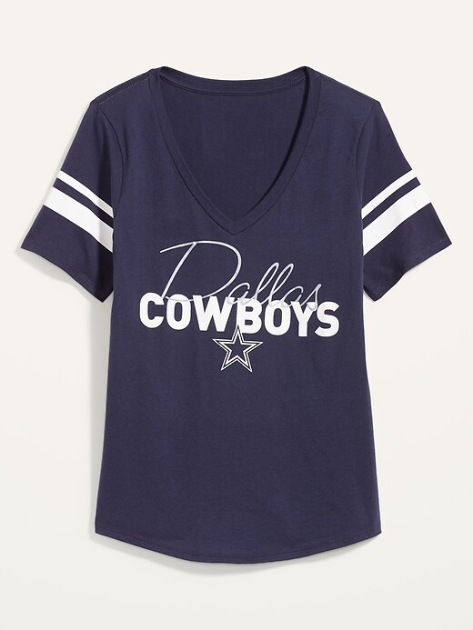 View large product image 1 of 1. NFL&#174 Dallas Cowboys&#153 V-Neck Tee for Women