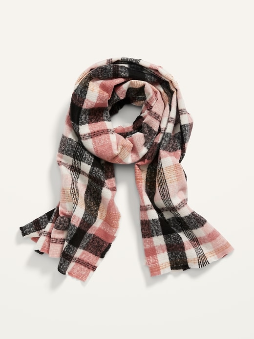 Old Navy Soft-Brushed Flannel Scarf for Women. 1